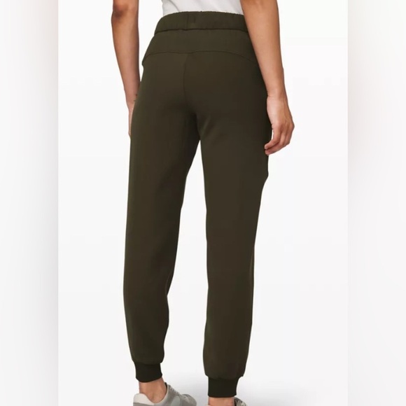 Lululemon Stretch High-Rise Joggers | Olive Green | Size 2 - Picture 14 of 15
